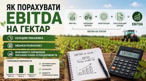 Як порахувати EBITDA на гектар: складові показника, нюанси розрахунку, можливості порівняння показник різних агропідприємств