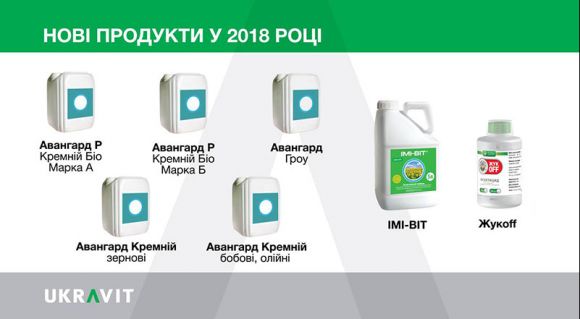 Нові продукти UKRAVIT у 2018 році