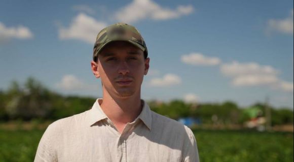 Голова фермерського господарства Ростислав Данильченко (Фото: Суспільне Миколаїв/Богдана Будулуца)