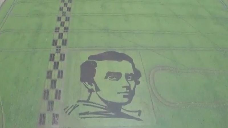 Найбільший портрет Тараса Шевченка на рисовому полі. Національний рекорд
