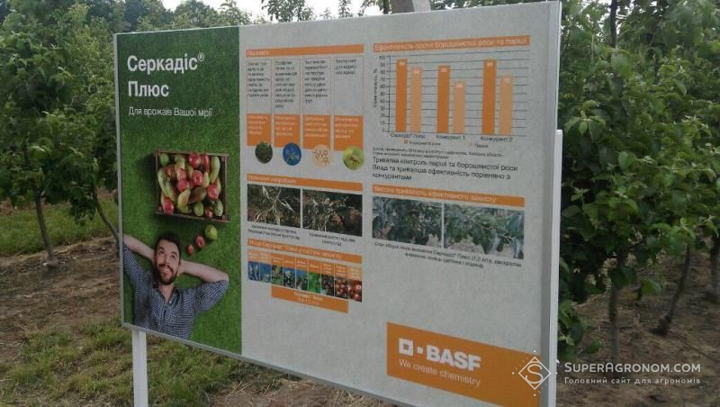 BASF презентувала інноваційний фунгіцид проти хвороб в саду