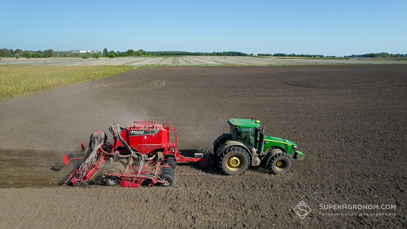 Аграрії Черкащини засіяли озимими зерновими культурами 30% площ до прогнозу