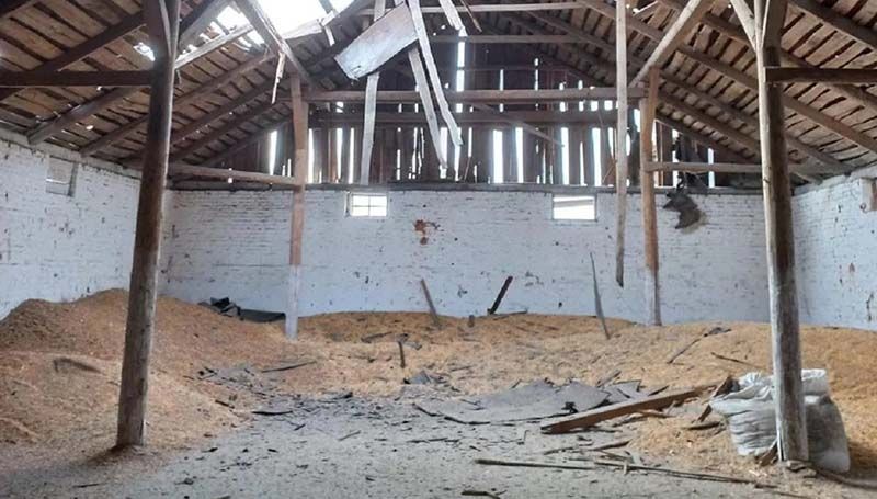 Зруйнований обстрілами склад із зерном підприємства «Степанич» Менше кукурудзи — більше бобових: аграрії Чернігівщини скорочують посіви експортно орієнтованих культур