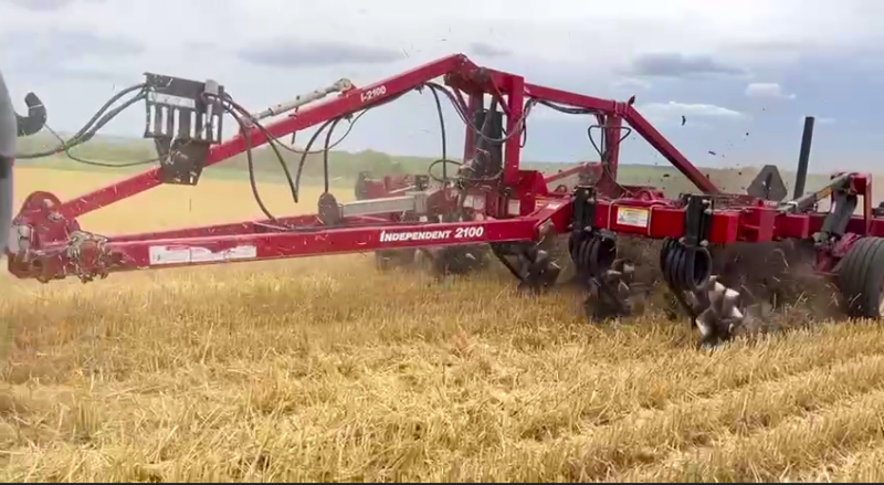 Агрегат для неглибокого вертикального обробітку