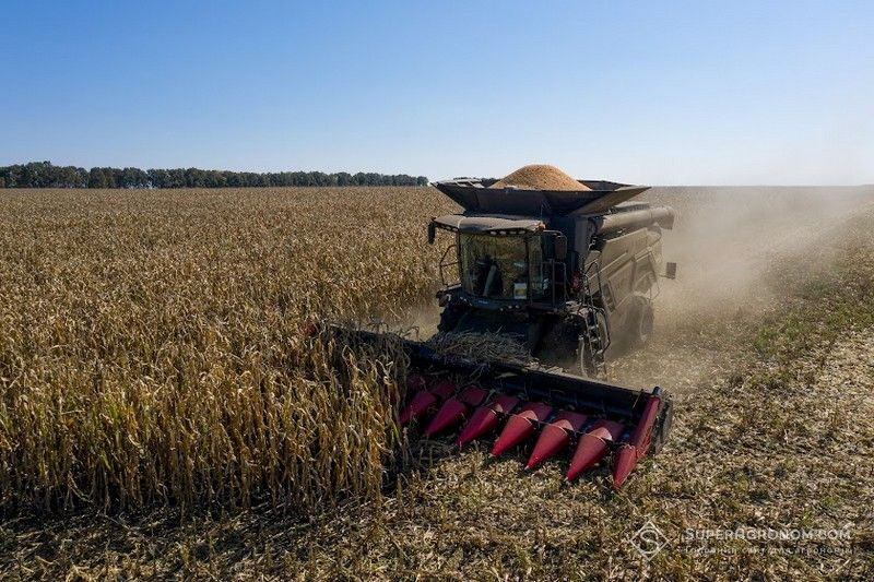 Обмолот сої Обмолот сої