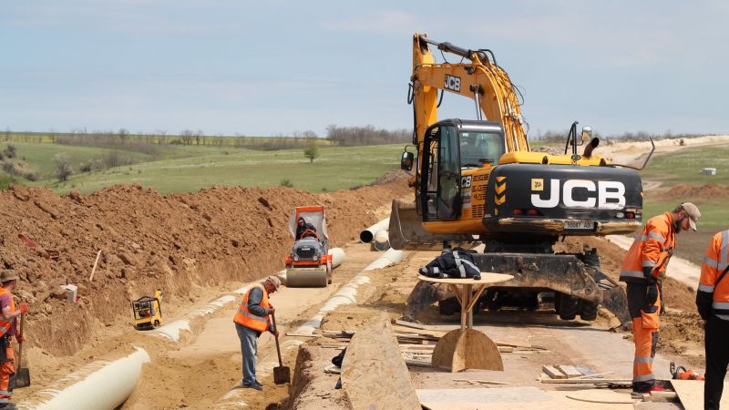 Будівництво водогону на Миколаївщині, 22 травня 2025 року