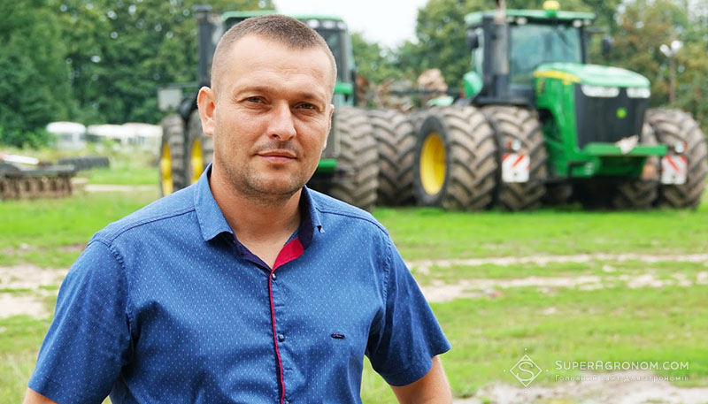 Юрій Паламарчук, головний агроном господарства «Дашківці»