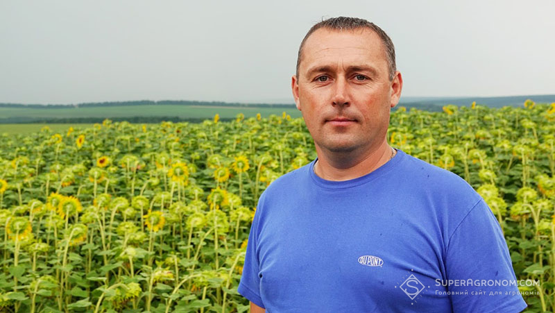 Микола Люльчак, головний агроном господарства «Врожайне»