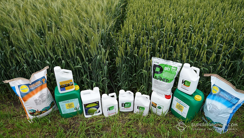 Засоби захисту та живлення рослин, застосовані у вирощуванні озимої пшениці на Селекційно-дослідній станції