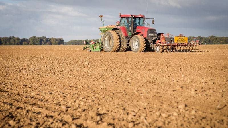 Сівба ярого ячменю восени у Франції (©Nadège Steiner @agrizoom/FranceAgriTwittos Image Bank)
